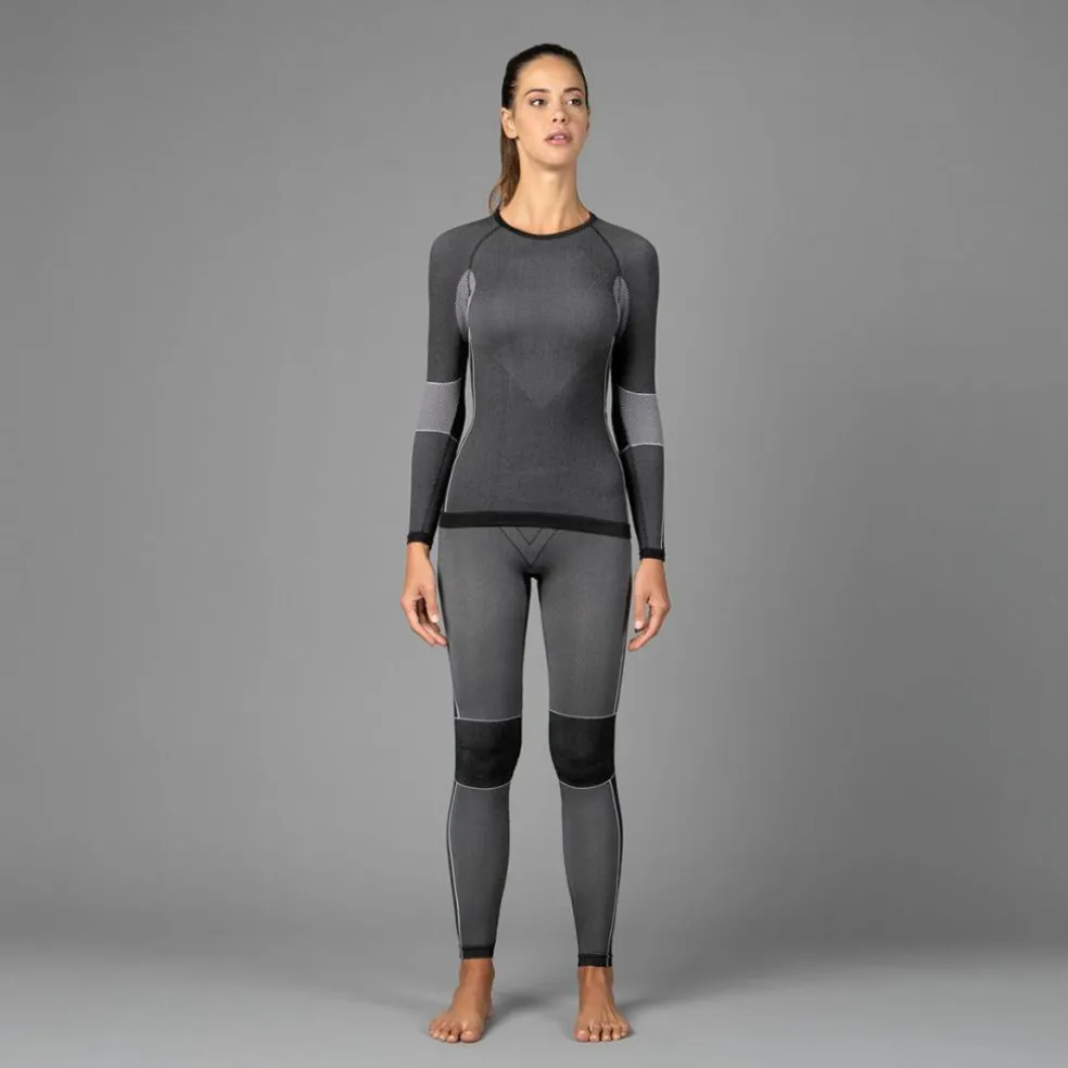 Base Layer senza cuciture Girocollo