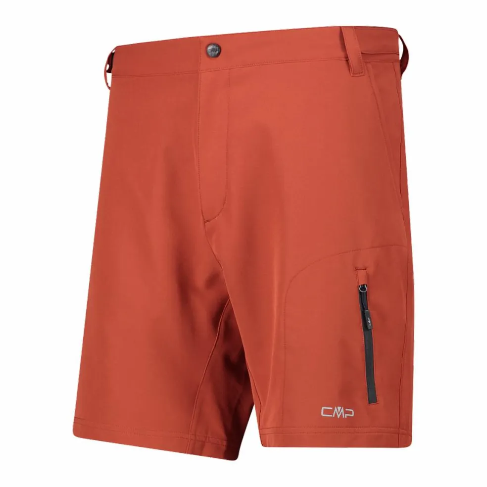 Bermuda con pantaloncino interno staccabile con fondello bike