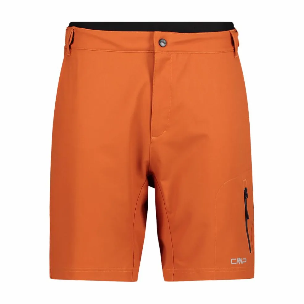 Bermuda con pantaloncino interno staccabile con fondello bike