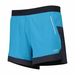 Bermuda corti multifunzione effetto denim da uomo