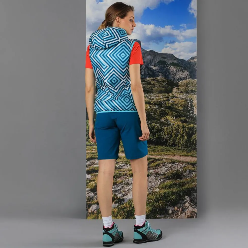 Bermuda in stretch nylon da donna