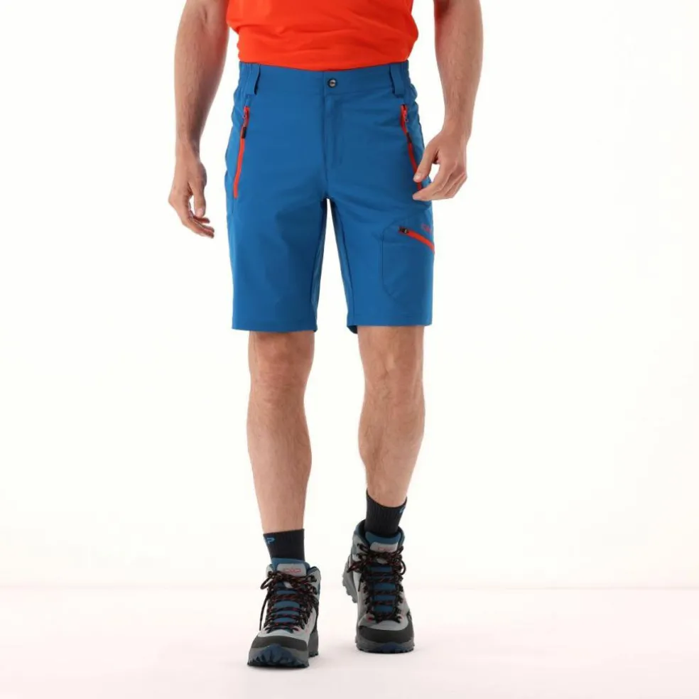 Bermuda outdoor con tasca termoapplicata da uomo