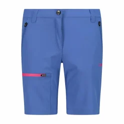 Bermuda stretch cargo con tasconi laterali da bambina