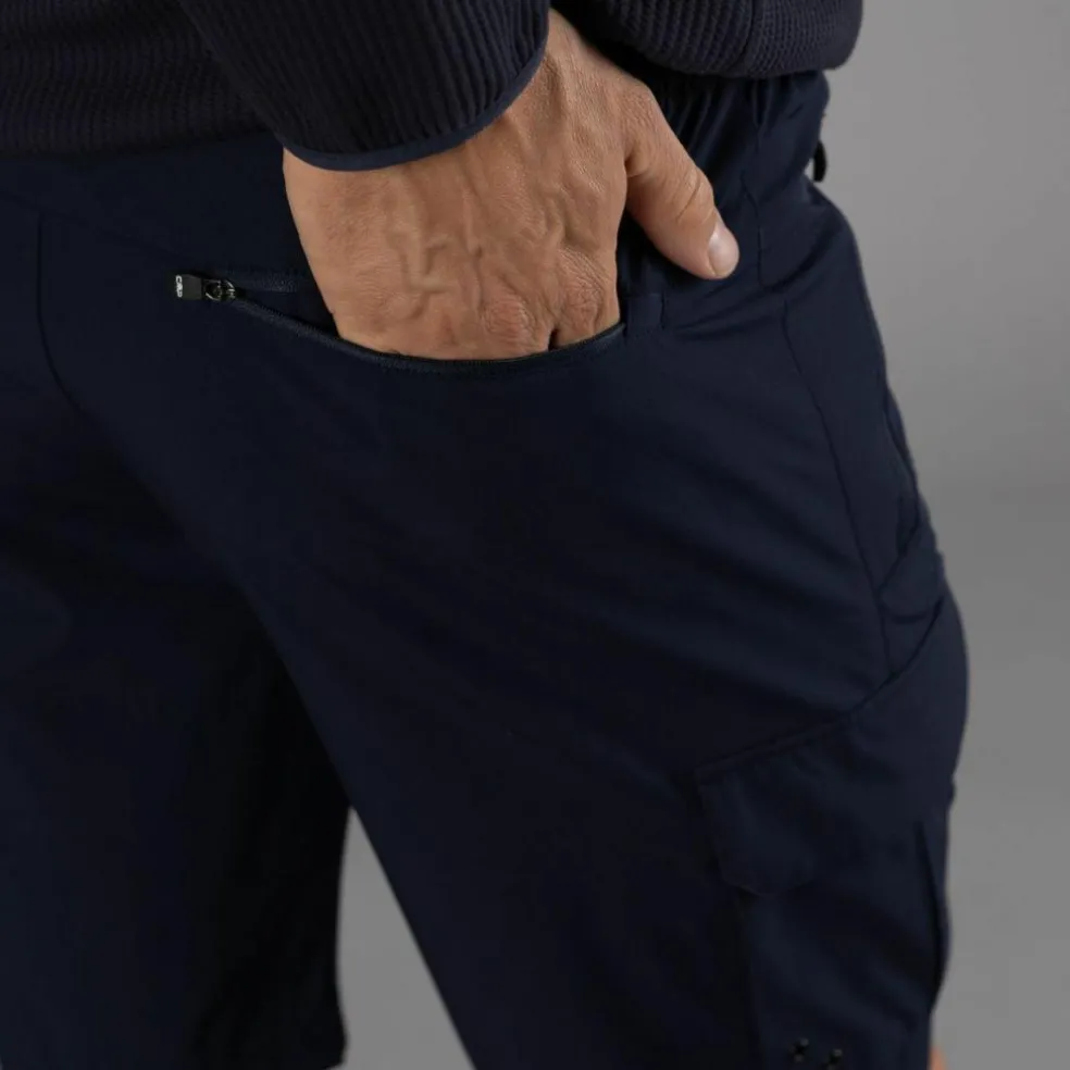 Bermuda stretch con tasconi laterali da uomo