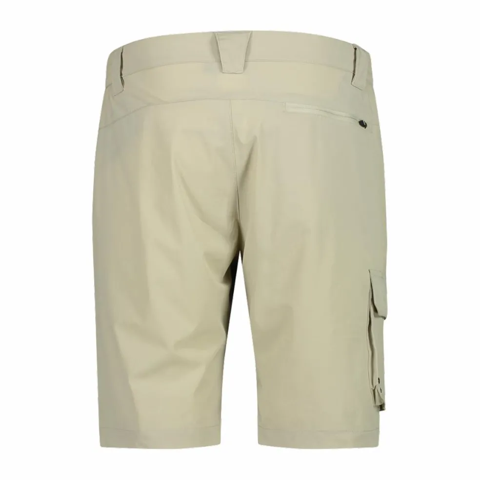 Bermuda stretch con tasconi laterali da uomo