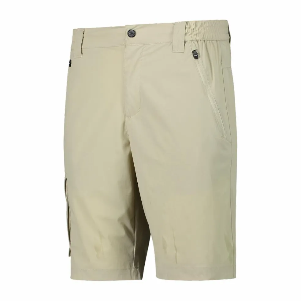 Bermuda stretch con tasconi laterali da uomo