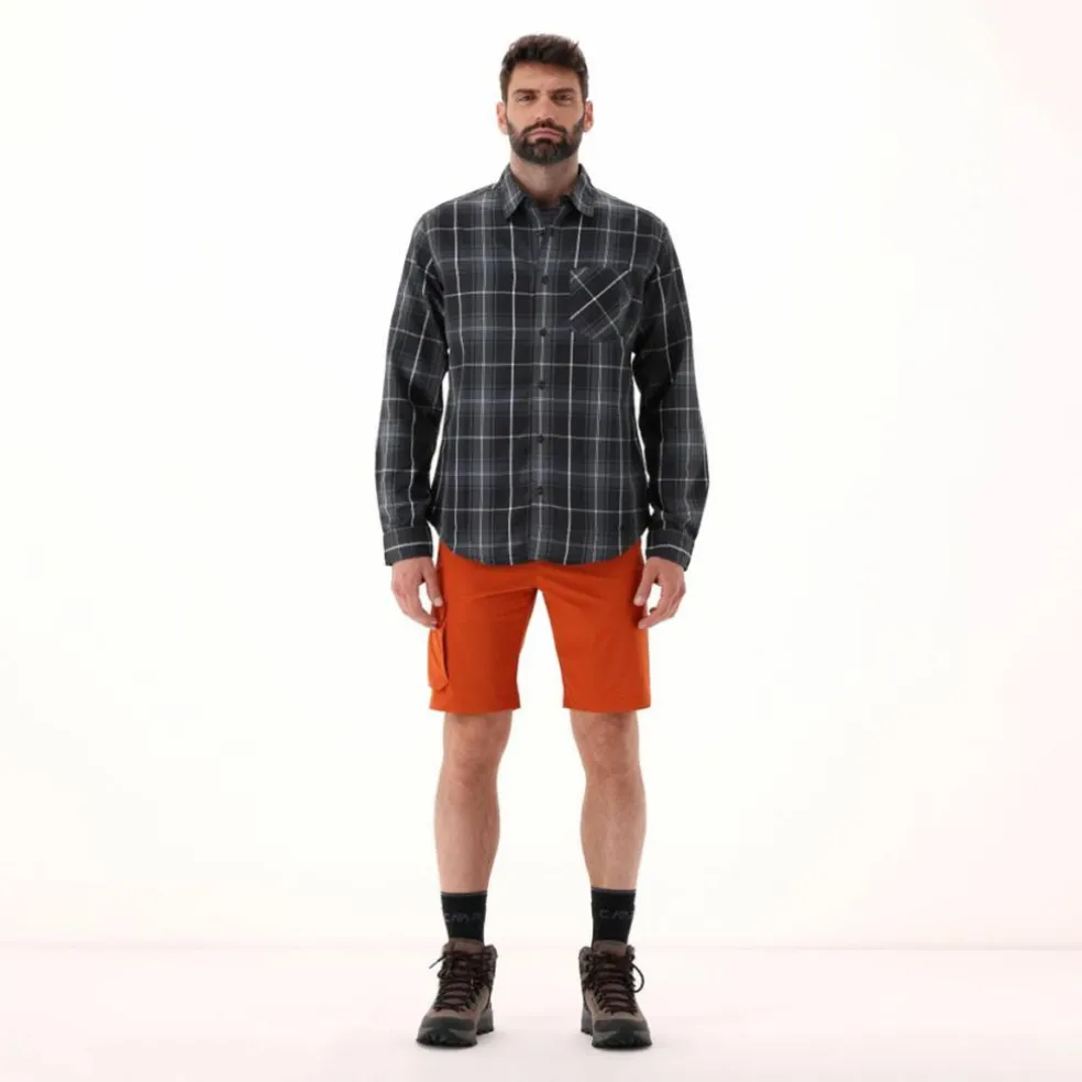 Bermuda stretch con tasconi laterali da uomo