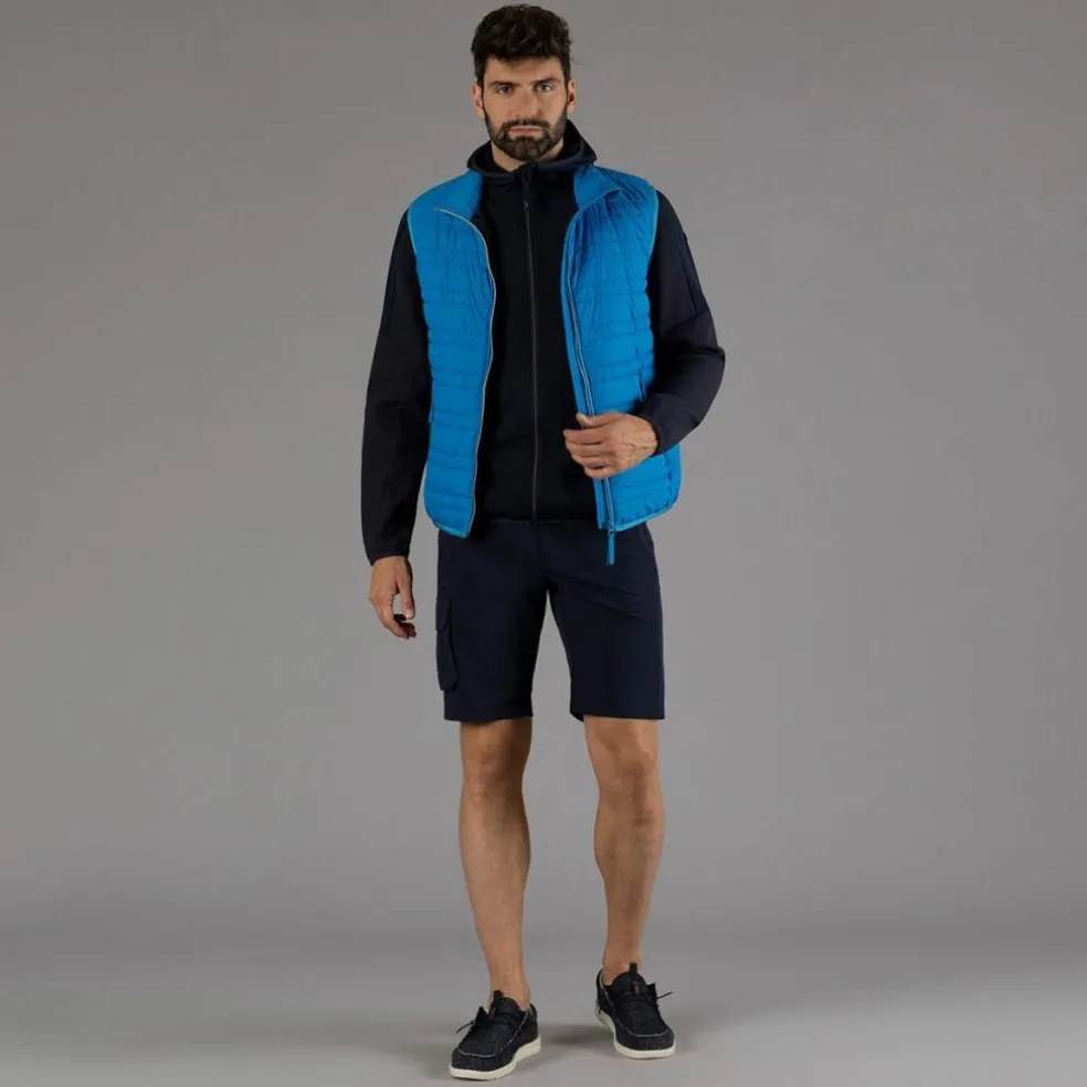 Bermuda stretch con tasconi laterali da uomo