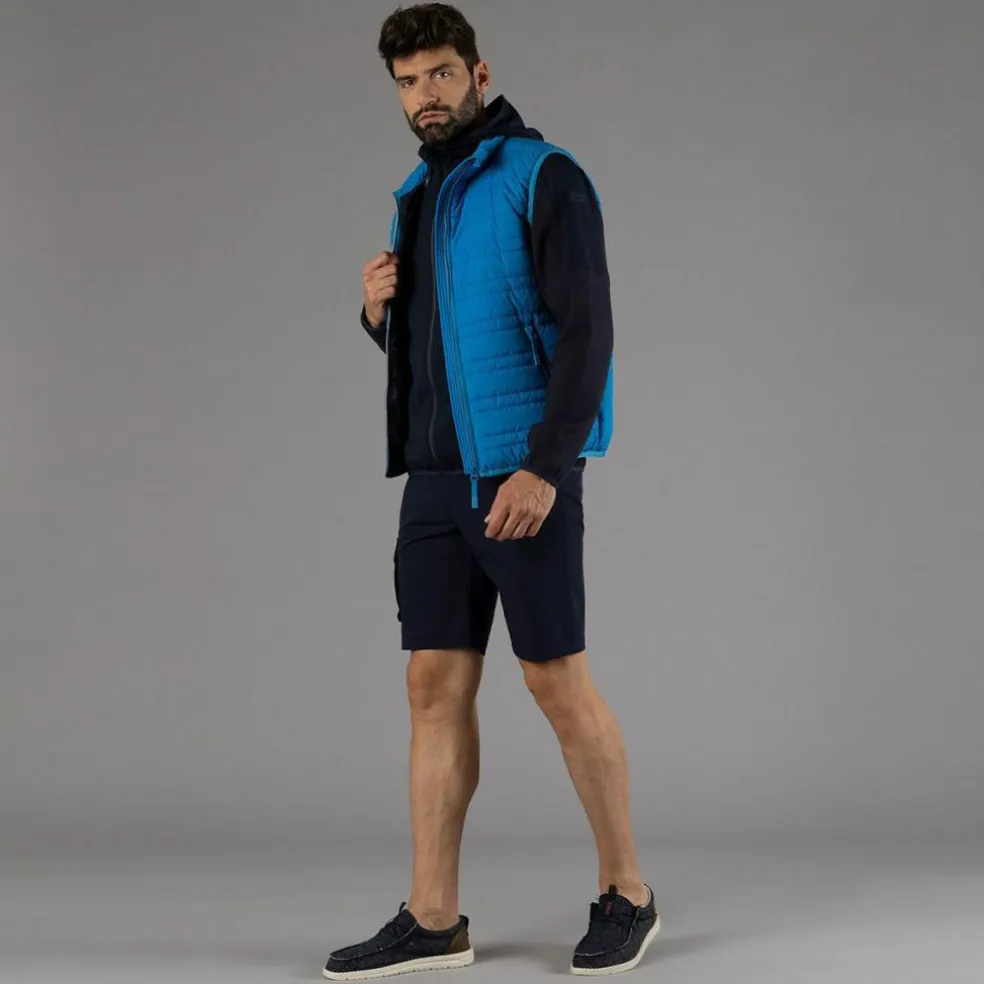 Bermuda stretch con tasconi laterali da uomo