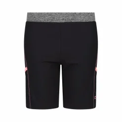 Bermuda trekking in poliestere leggero stretch da bambina