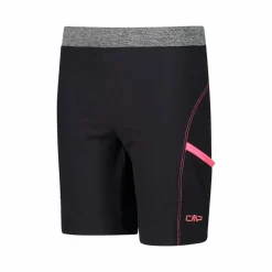 Bermuda trekking in poliestere leggero stretch da bambina