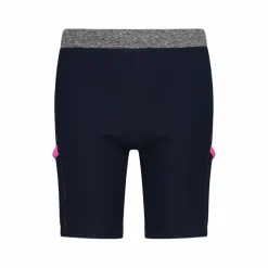 Bermuda trekking in poliestere leggero stretch da bambina