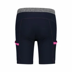 Bermuda trekking in poliestere leggero stretch da bambina
