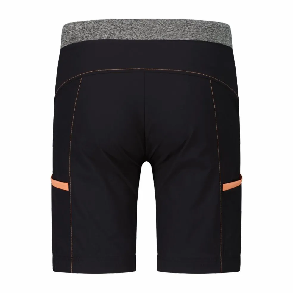 Bermuda trekking in poliestere leggero stretch da bambina