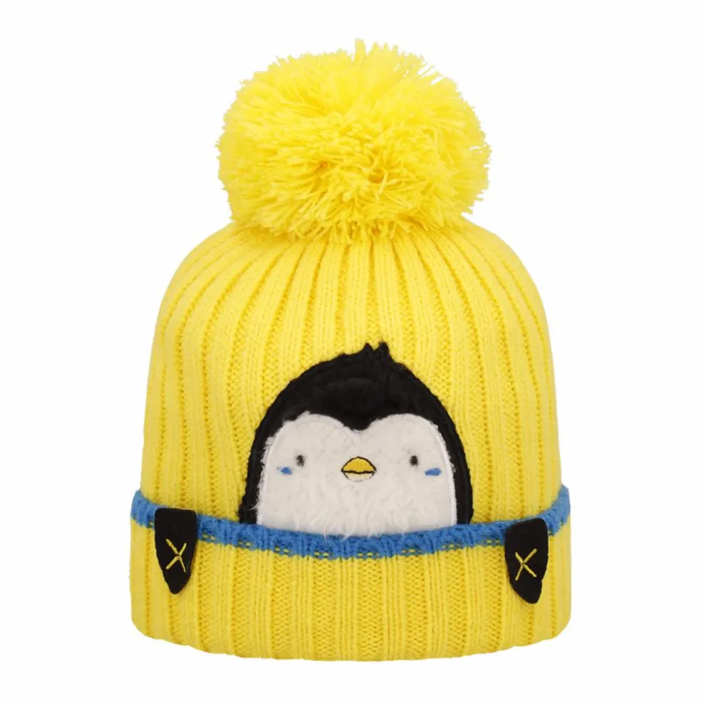 Berretto da bambino in maglia con interno in pile
