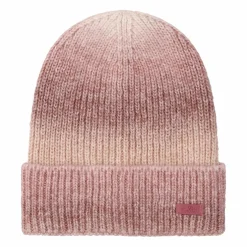 Berretto in maglia da donna con pon pon