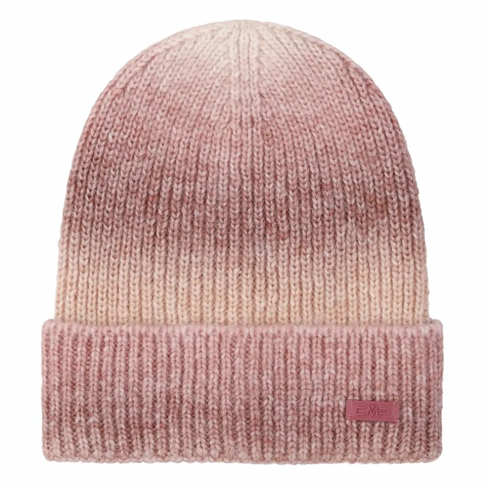 Berretto in maglia da donna con pon pon