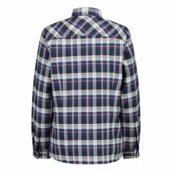 Camicia a manica lunga da donna in poliestere riciclato