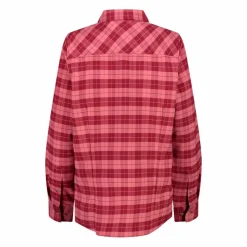 Camicia a manica lunga da donna in poliestere riciclato