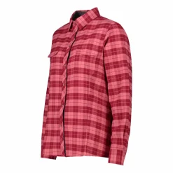 Camicia a manica lunga da donna in poliestere riciclato
