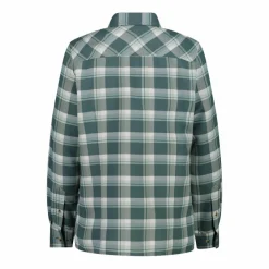 Camicia a manica lunga da donna in poliestere riciclato