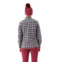 Camicia a manica lunga da donna in poliestere riciclato