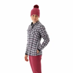 Camicia a manica lunga da donna in poliestere riciclato