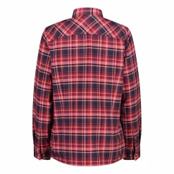 Camicia a manica lunga da donna in poliestere riciclato