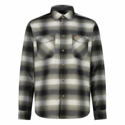 Camicia a manica lunga da uomo in poliestere riciclato