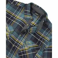 Camicia a manica lunga da uomo in poliestere riciclato