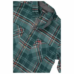 Camicia a manica lunga da uomo in poliestere riciclato