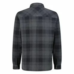 Camicia a manica lunga in pile stampato da uomo
