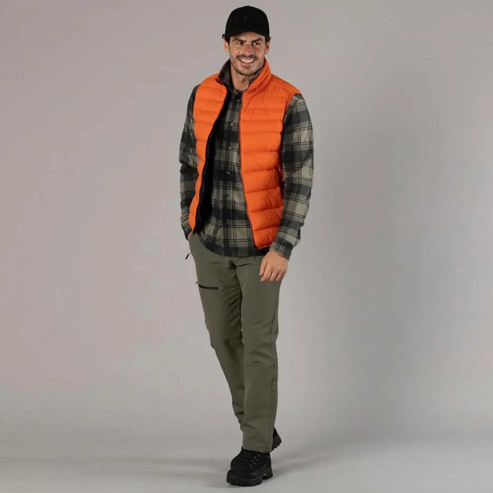 Camicia a manica lunga in pile stampato da uomo