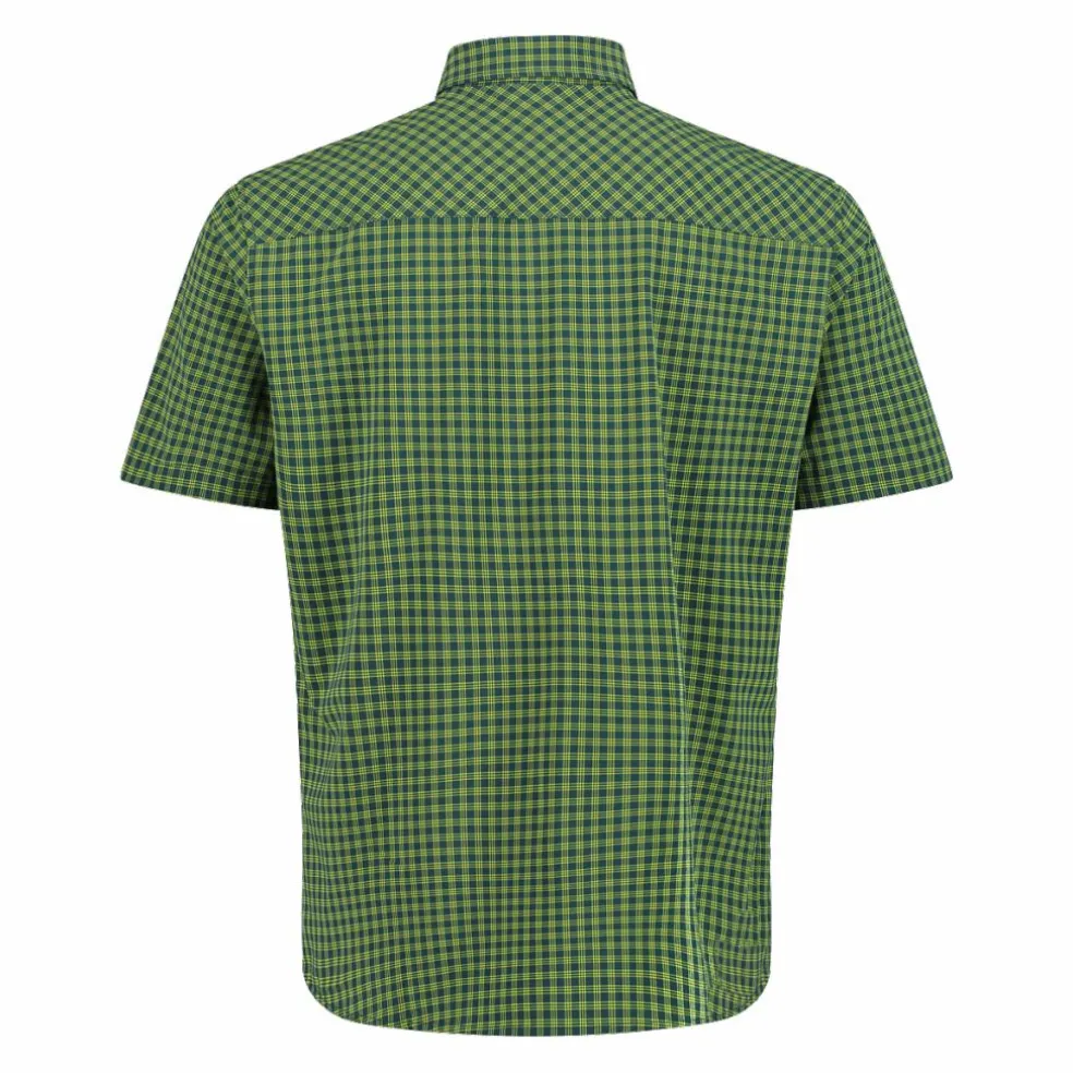 Camicia a maniche corte con taschino da Uomo
