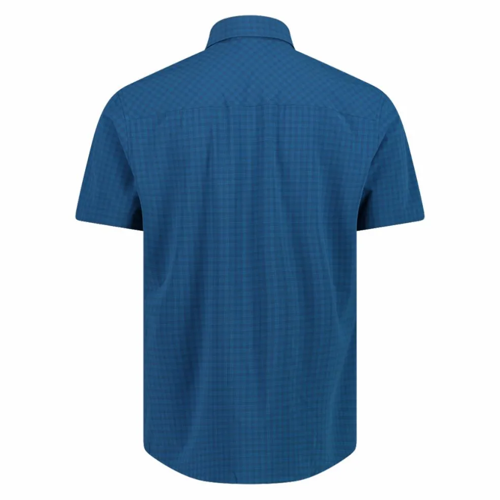 Camicia a maniche corte con taschino da Uomo