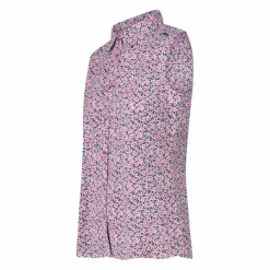 Camicia da donna senza maniche con fantasia floreale