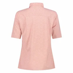 Camicia fantasia a maniche 3/4 stretch da donna