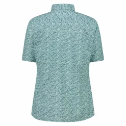 Camicia fantasia a maniche 3/4 stretch da donna