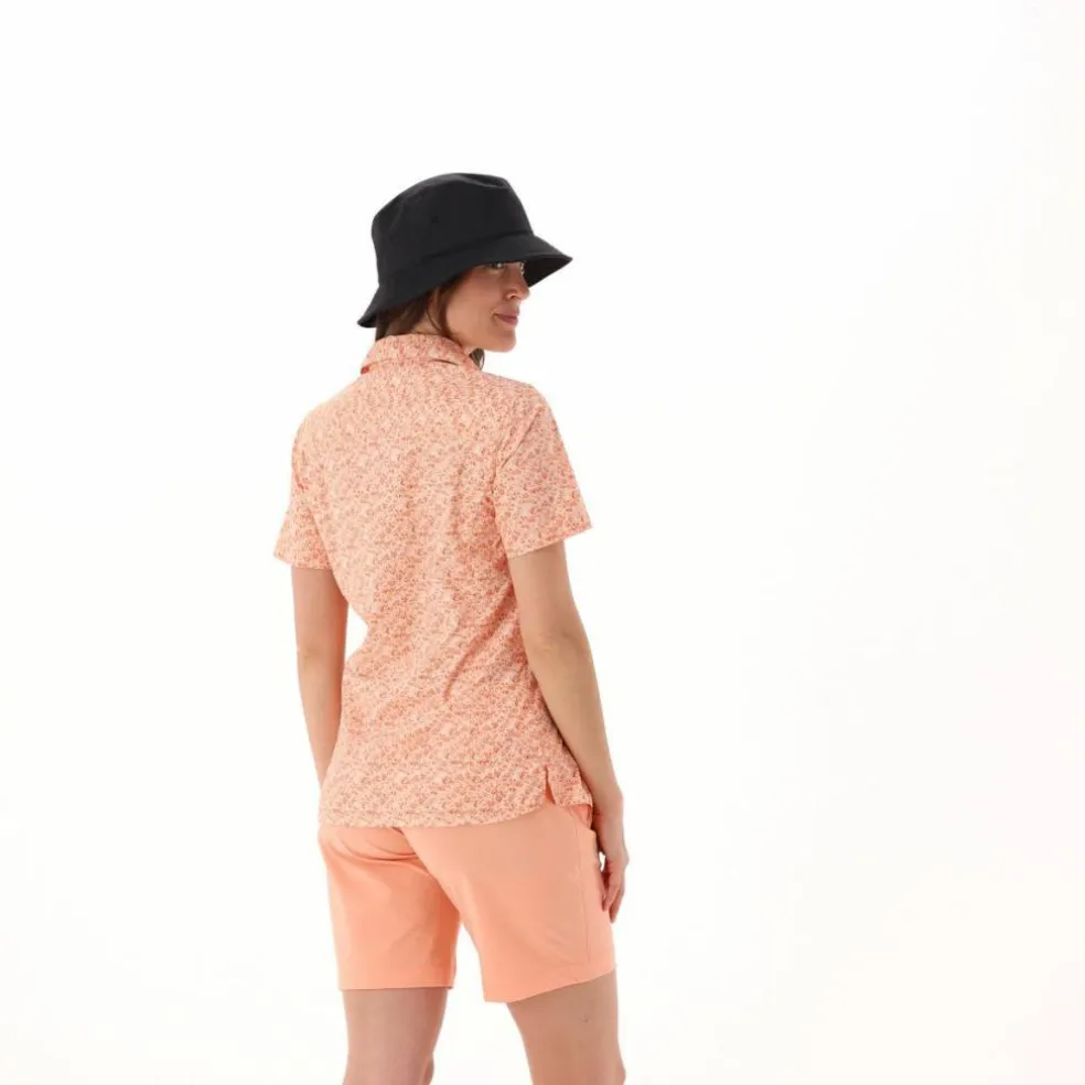 Camicia fantasia check maniche corte da donna