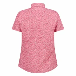 Camicia fantasia check maniche corte da donna