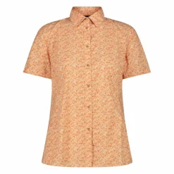Camicia fantasia check maniche corte da donna
