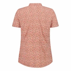 Camicia fantasia check maniche corte da donna