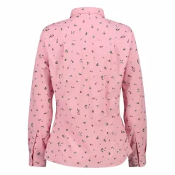 Camicia fantasia floreale maniche lunghe da donna