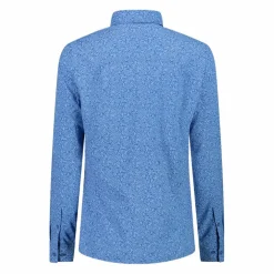 Camicia fantasia floreale maniche lunghe da donna