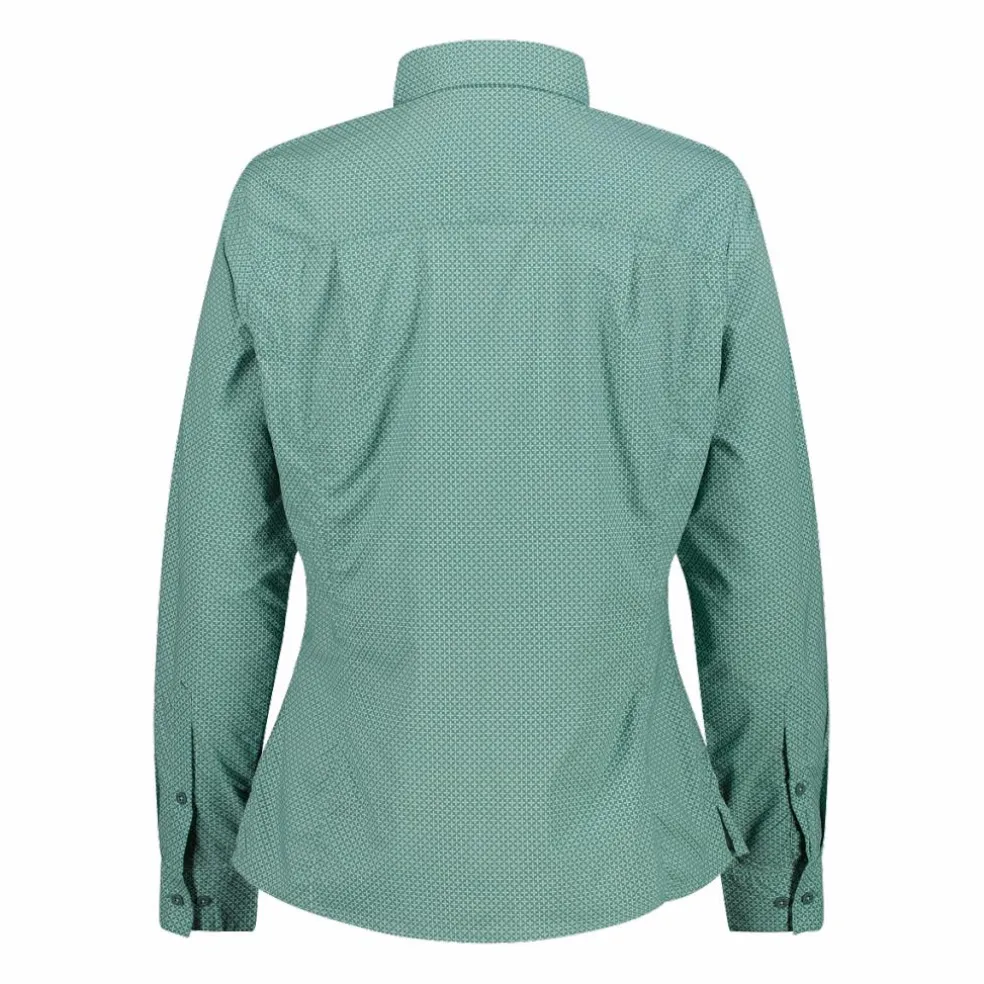 Camicia fantasia floreale maniche lunghe da donna