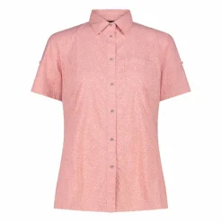 Camicia fantasia floreale maniche corte da donna
