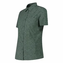 Camicia fantasia floreale maniche corte da donna