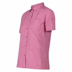Camicia fantasia floreale maniche corte da donna