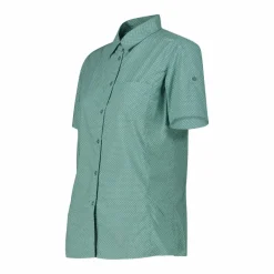 Camicia fantasia floreale maniche corte da donna