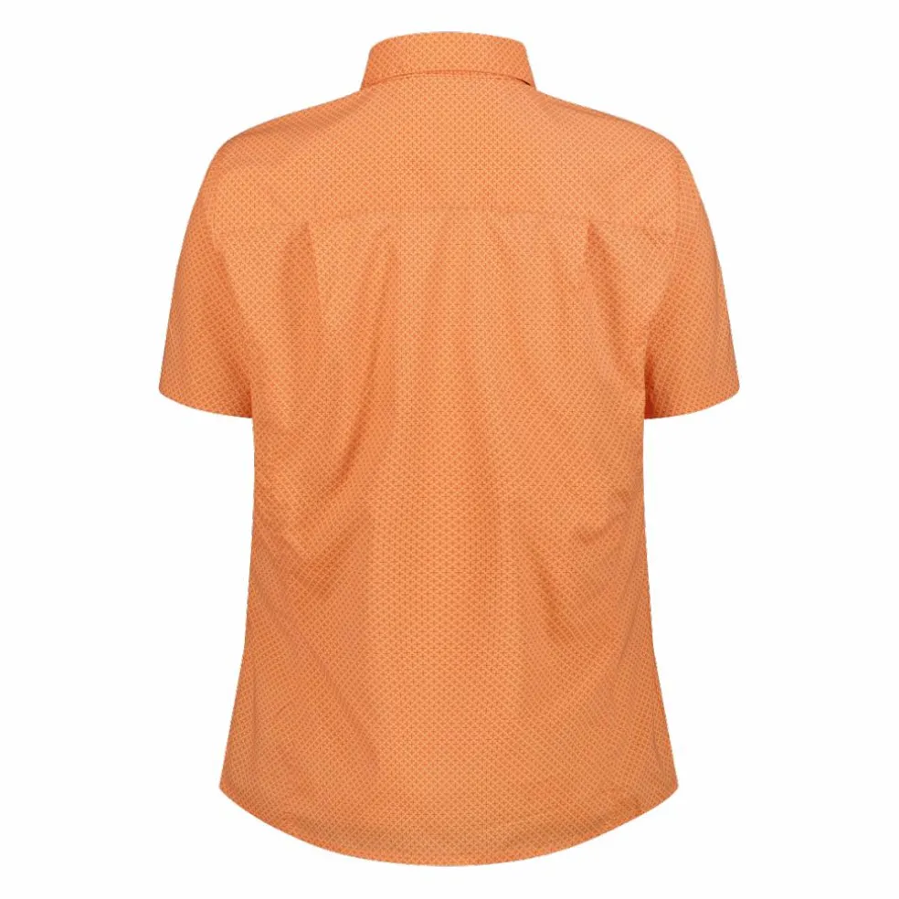 Camicia fantasia floreale maniche corte da donna